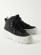 ROA - CVO Rubber-Trimmed Canvas Hiking Boots - Black