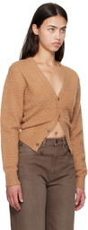 R13 Tan Split Hem Cardigan