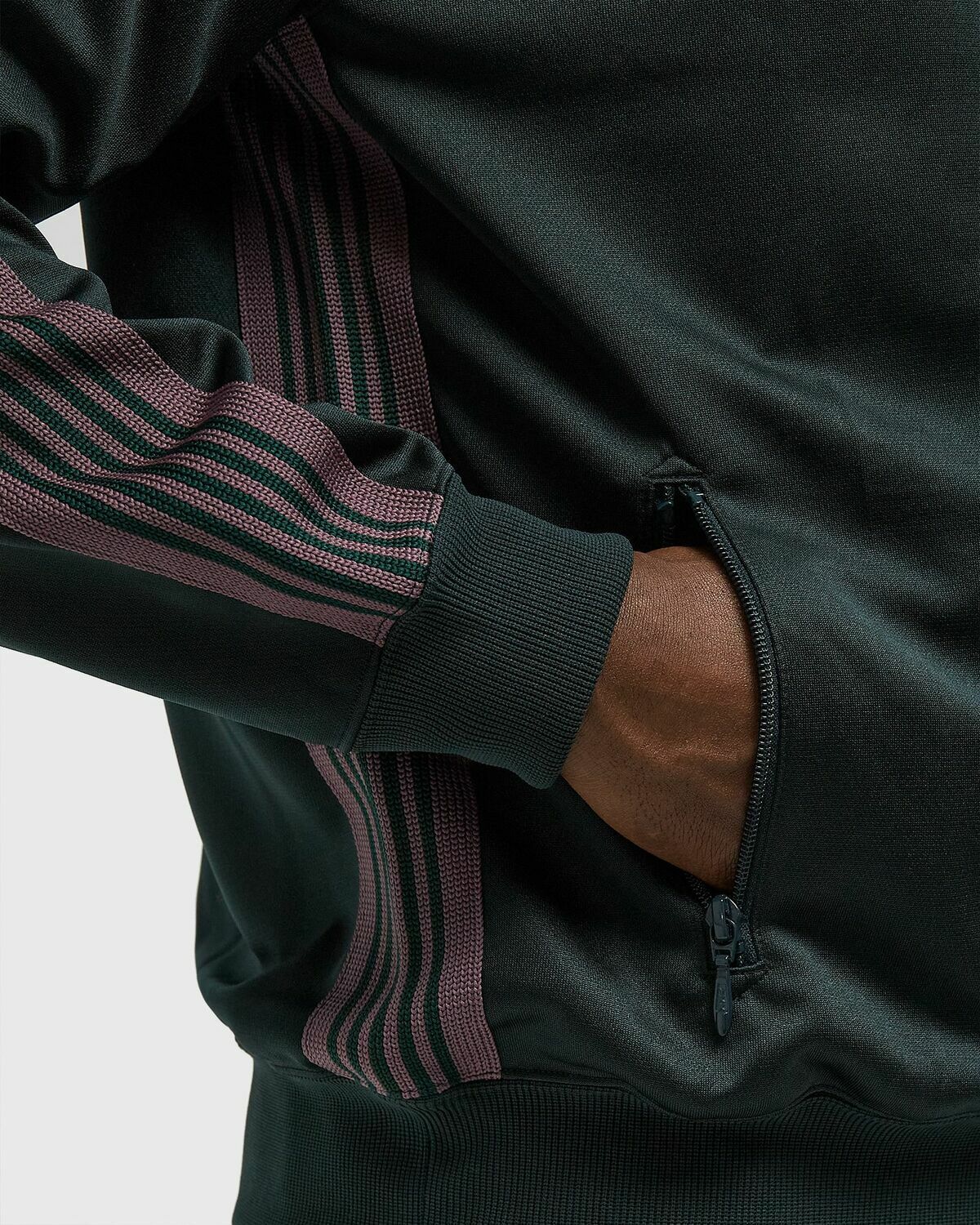 Needles Track Jacket - Poly Smooth Green Men Needles