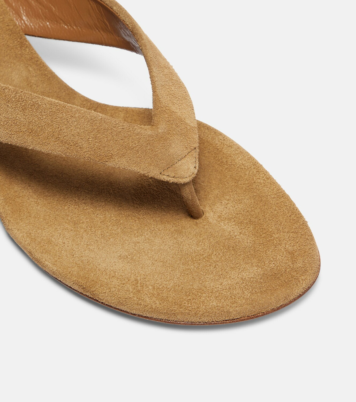 Le Monde Béryl Micro Wedge 40 suede thong sandals