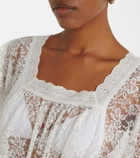 Dôen Vennette cropped lace top