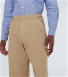 The Row Marlon cotton canvas straight pants