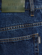 ASPESI Denim High Rise Straight Jeans