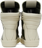 Rick Owens Green Geobasket Sneakers