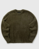 Reternity ESSENTIAL FURRY KNIT SWEATER Green Mens Pullover