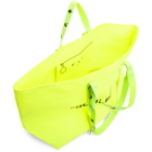 Off-White Yellow PVC Commercial Tote