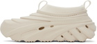 Crocs Off-White Echo Storm Sneakers
