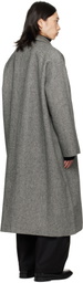 SAGE NATION Black & White Takeshi Coat