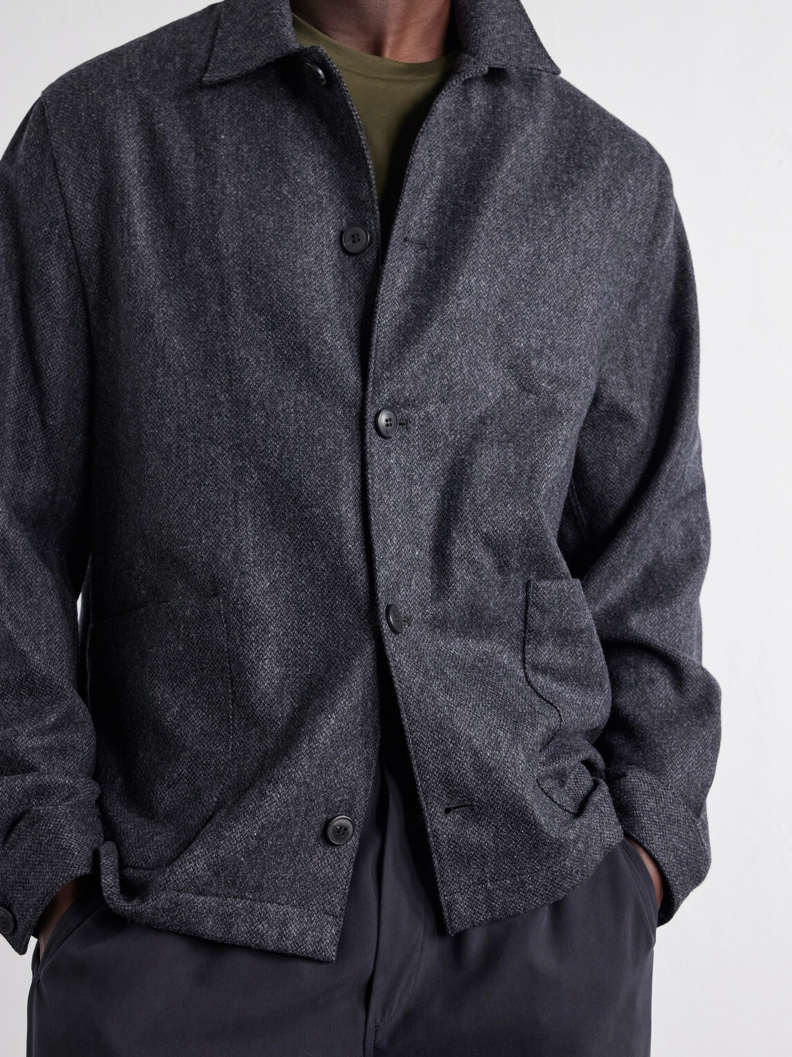 Sunspel - Wool-Twill Jacket - Gray