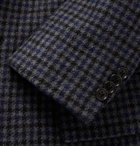 Club Monaco - Slim-Fit Checked Wool-Blend Coat - Blue