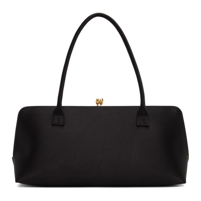 ◇Jil Sander◇ Medium Goji Shoulder Bag Black J07WD0010P4849 JIL SANDER Textured leather shoulder bag | NET-A-PORTER