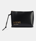 Loewe Logo embossed leather pouch