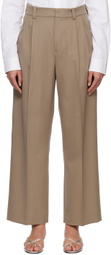 Teurn Studios SSENSE Exclusive Beige Trousers