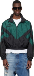 VAQUERA Black & Green Windbreaker Jacket