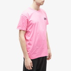 Alexander McQueen Men's Small Logo Boxy T-Shirt in Sugar Pink