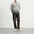 Represent Men's Ombre Knit Sweater in Light Grey