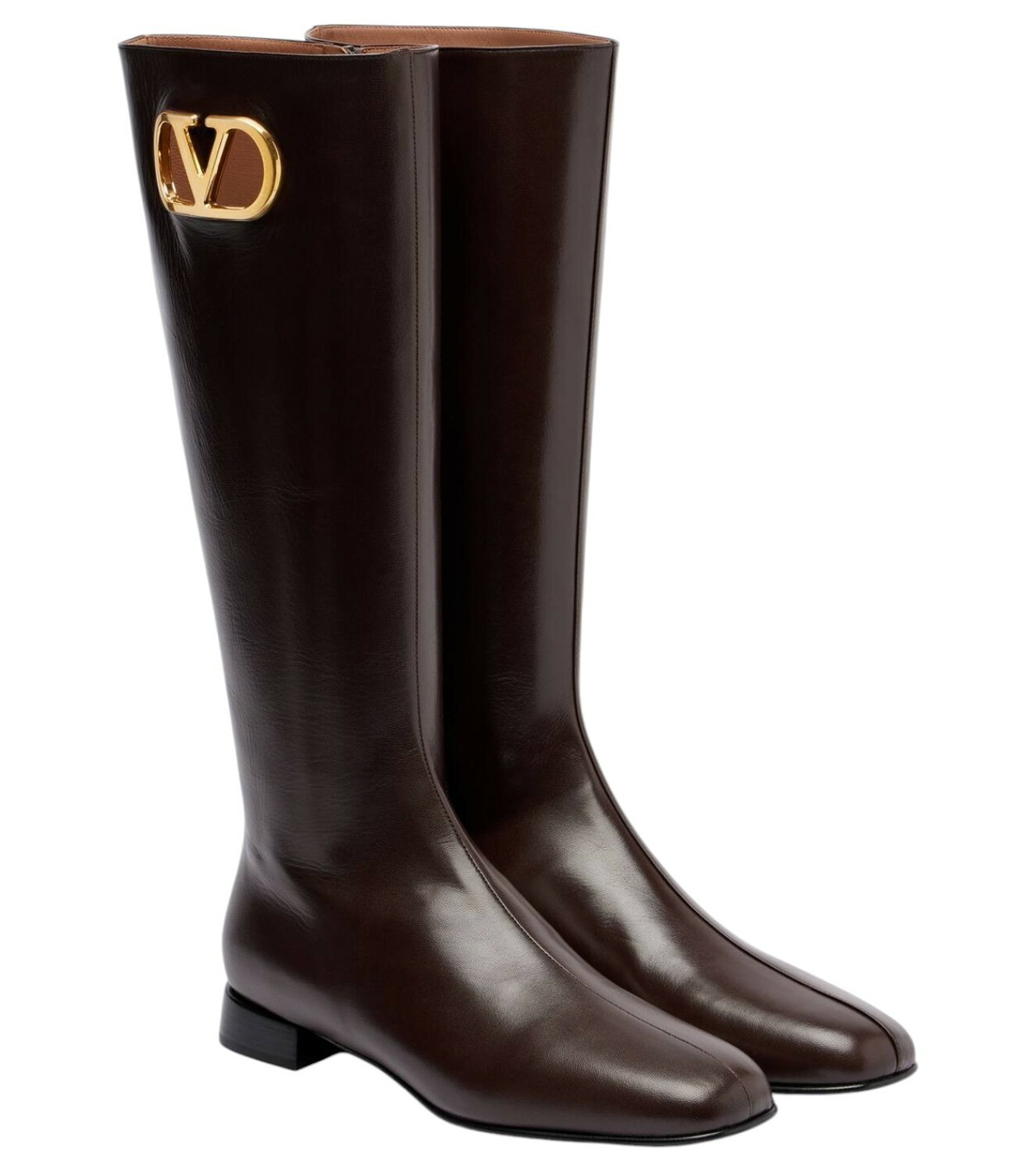 Valentino Garavani Black Rockstud Boots Valentino Garavani