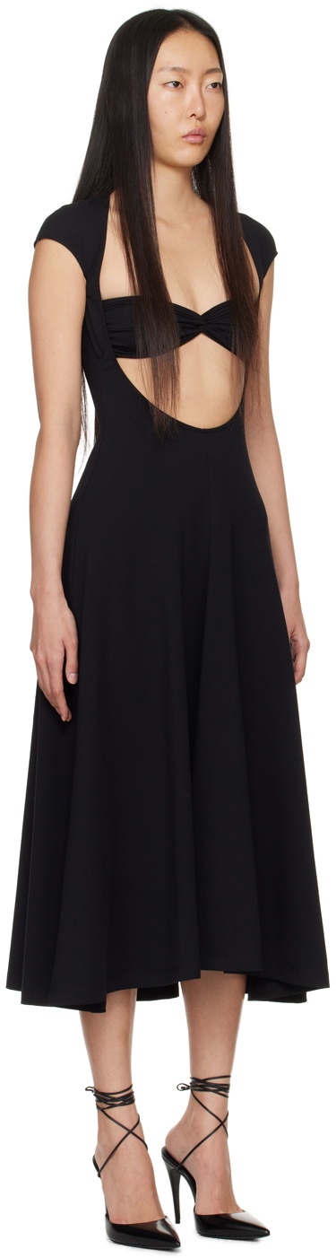 Beaufille Black Baes Midi Dress
