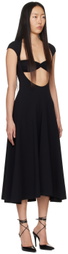 Beaufille Black Baes Midi Dress