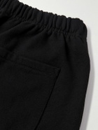 Coral Studios - Tapered Logo-Print Cotton-Jersey Sweatpants - Black