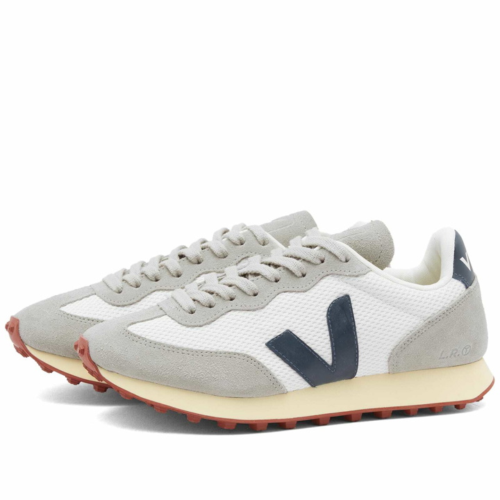 Photo: Veja Womens Women's Rio Branco Sneakers in Gravel Nautico