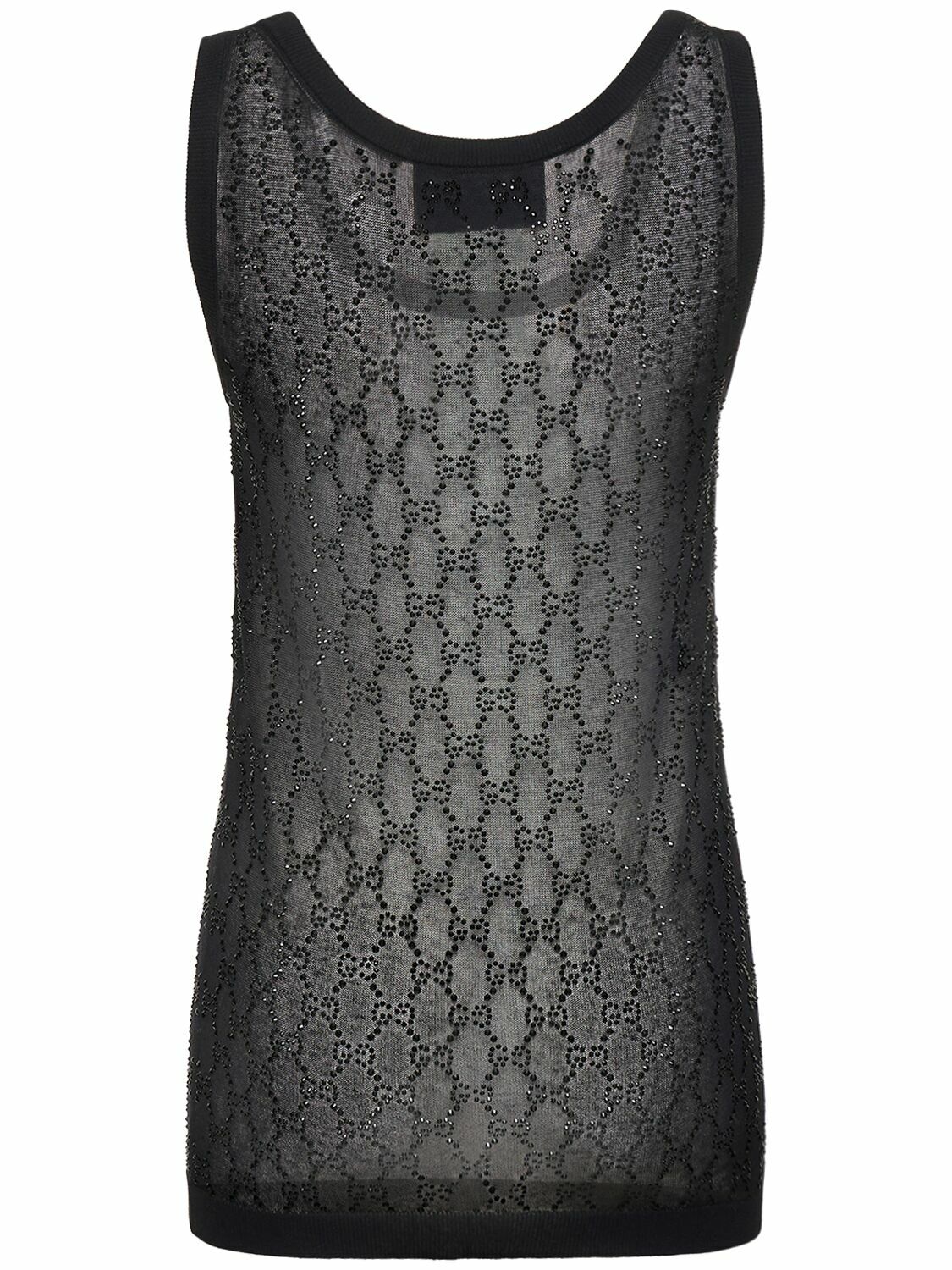 GUCCI - Gg Viscose Blend Top Gucci