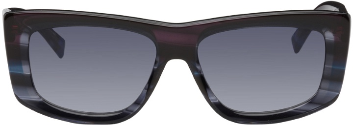 Photo: Missoni Blue Rectangular Sunglasses