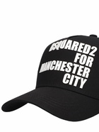 DSQUARED2 - Manchester City Logo Cotton Baseball Cap