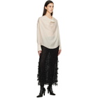 TOTEME Off-White Cowl Blouse