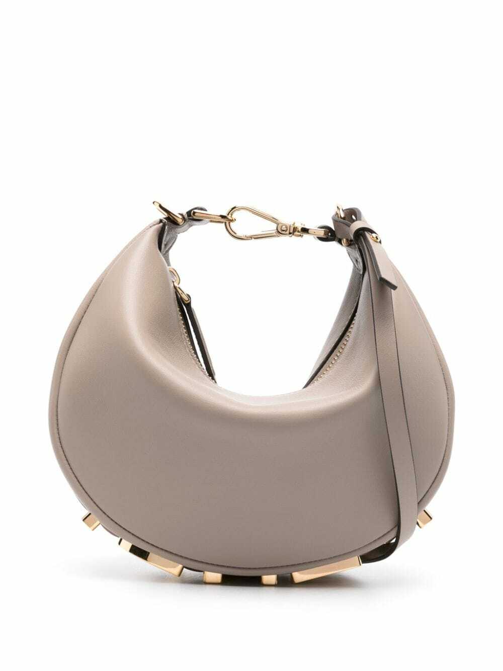 FENDI - Fendigraphy Mini Leather Shoulder Bag Fendi