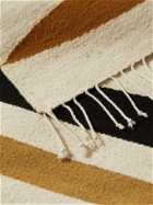 rrres - Fringed Wool and Cotton-Blend Jacquard Rug