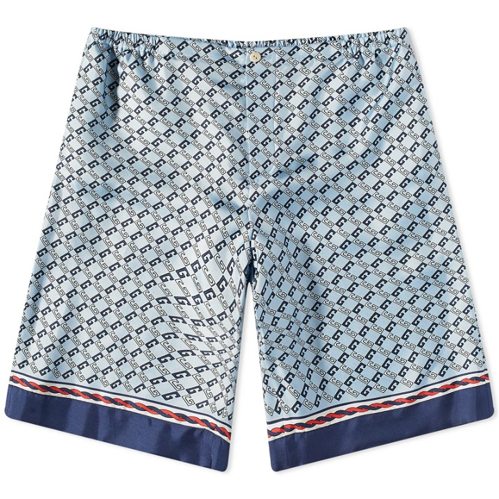 Photo: Gucci Men's GG Short in Turquoise