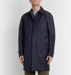 Norse Projects - Svalbard Checked Storm System Wool Coat - Blue