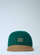 Miu Miu Logo Motif Baseball Cap