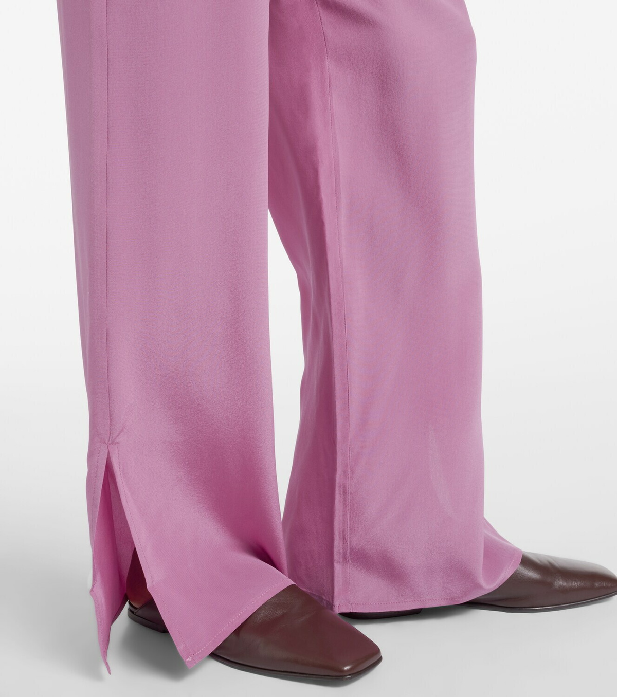 Asceno Loreto silk crêpe wide-leg pants
