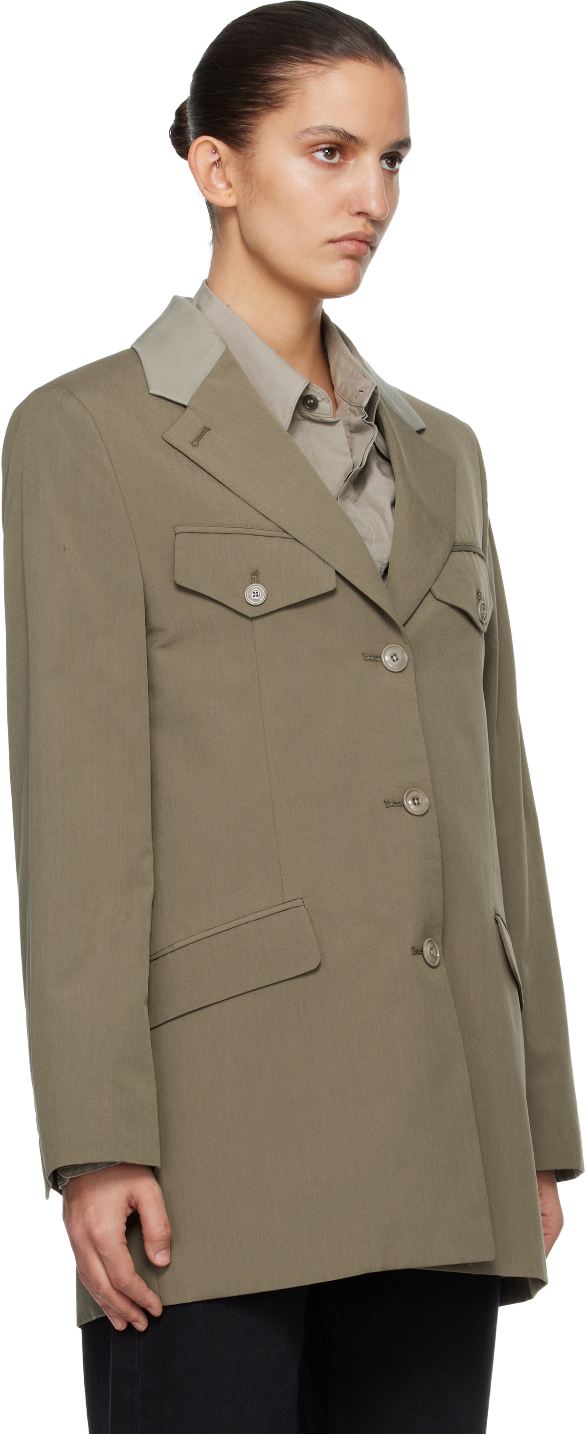 OUR LEGACY Khaki Cruise Blazer