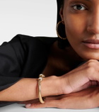 Marina B Trisolina Triple 18kt gold bangle with diamonds