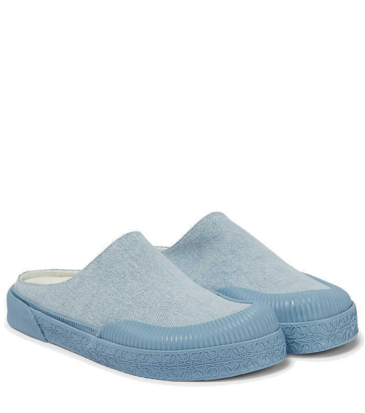 Loewe Paula's Ibiza Terra Vulca denim slip-on shoes Loewe