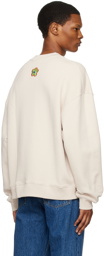 Axel Arigato Beige Juniper College 'A' Sweatshirt