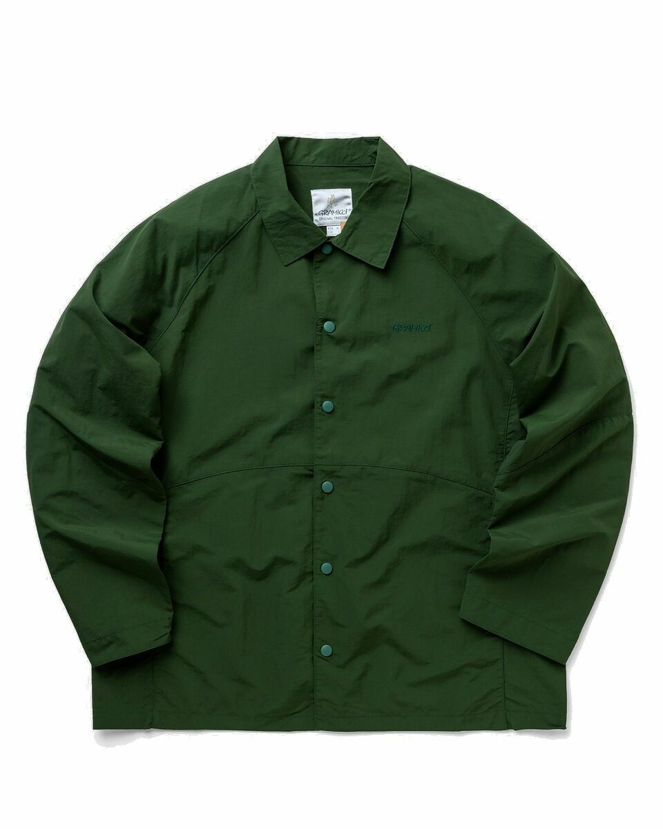 Photo: Gramicci River Bank Shirt Green - Mens - Longsleeves