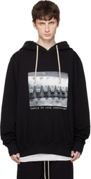 Rick Owens DRKSHDW Black Temple Oversized Hoodie