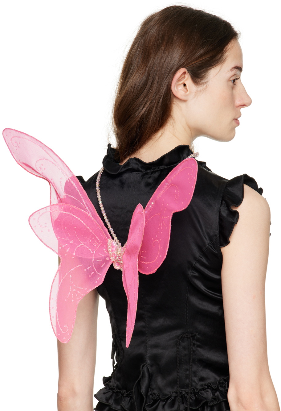 Anna Sui SSENSE Exclusive Pink Fairy Wings Anna Sui
