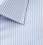 Emma Willis - Blue Slim-Fit Striped Cotton Oxford Shirt - Blue