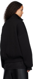 Fear of God Black Fleece Half Zip Mockneck Sweatshirt
