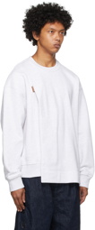 Wooyoungmi Grey Split Sweatshirt