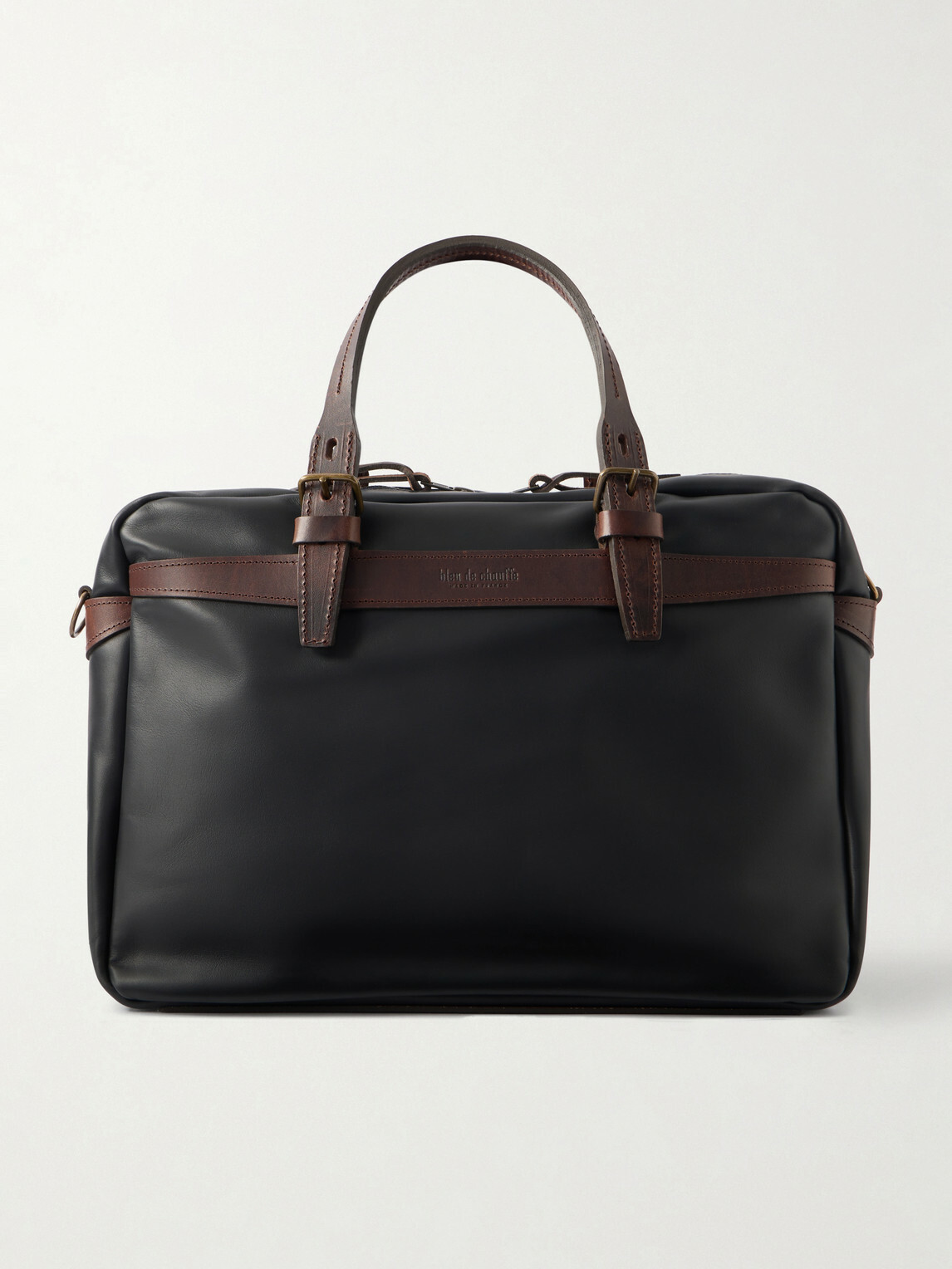 Bleu de Chauffe - Ledger Full-Grain Leather Briefcase