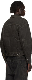 Eckhaus Latta Gray 'El Jacket Redux' Denim Jacket