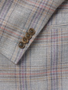 GIORGIO ARMANI - Prince of Wales Checked Silk and Wool-Blend Suit Jacket - Multi - IT 46