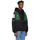 NAPA by Martine Rose Black and Green A-Huez Pullover Jacket
