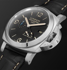 Panerai - Luminor 1950 3 Days Acciaio 44mm Stainless Steel and Alligator Watch - Black